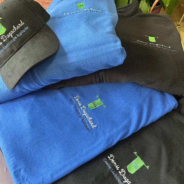 Service de personnalisation textile de La Zèbrerie à Dax.